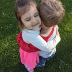 Children Hugging